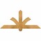 Ekena Millwork Redmond Rough Sawn Timber Gable Bracket, Western Red Cedar, 48"W x 22"H x 4"D x 4"F, 11/12 Pitch GBW048X22X0404RED00RWR - alternate 1